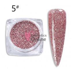 Decor pentru unghii NADP027MM sclipici Holografic Diamond - Rose Antique